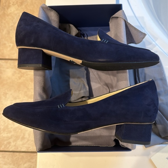 Sarah Flint | Rosie | Navy Suede | Size Women’s 39 / 8.5 US - Picture 9 of 12